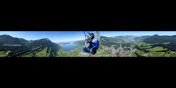 Tandem Paragliding panorama