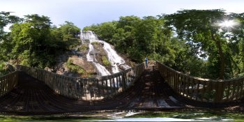 Amicalola Falls, Georgia USA panorama