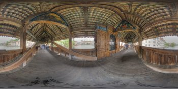 Spreuerbrücke, Luzern, Switzerland panorama