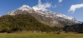 Maloja, Engiadina, Switzerland panorama