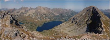 Five Polish Lakes Valley panorama