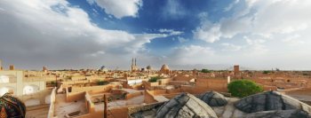 Yazd, Iran panorama